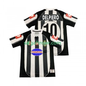 Juventus DEL PIERO 10 2003 Fodboldtrøjer Retro Hjemmebanesæt 2002 Kort ærmer